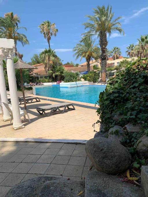 Appartement Cosy Confort Parking Clim Wifi Linge Acces Piscine Non Inclus Canet-en-Roussillon Exteriör bild